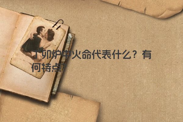 丁卯炉中火命代表什么？有何特点？