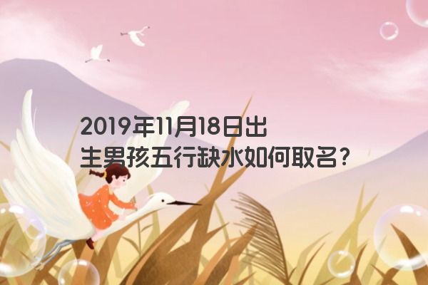 2019年11月18日出生男孩五行缺水如何取名？