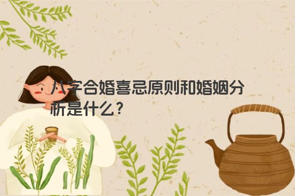 八字合婚喜忌原则和婚姻分析是什么？