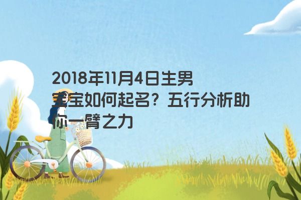 2018年11月4日生男宝宝如何起名？五行分析助你一臂之力