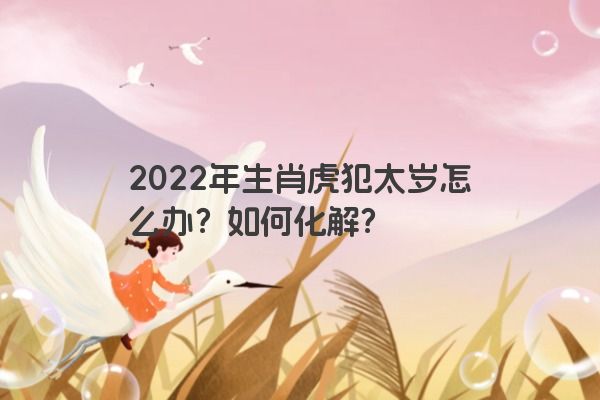 2022年生肖虎犯太岁怎么办？如何化解？