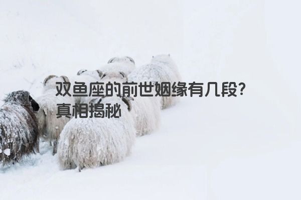 双鱼座的前世姻缘有几段？真相揭秘