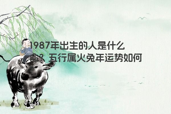 1987年出生的人是什么命？五行属火兔年运势如何？